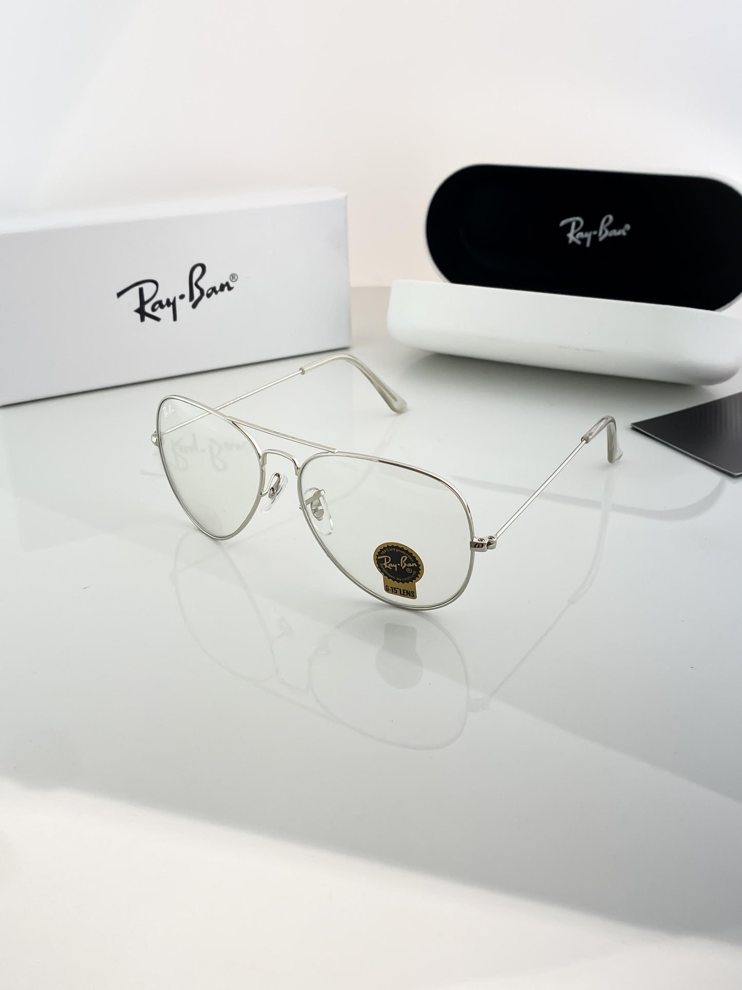 Ray-Ban Inspired Transparent Premium Sunglasses
