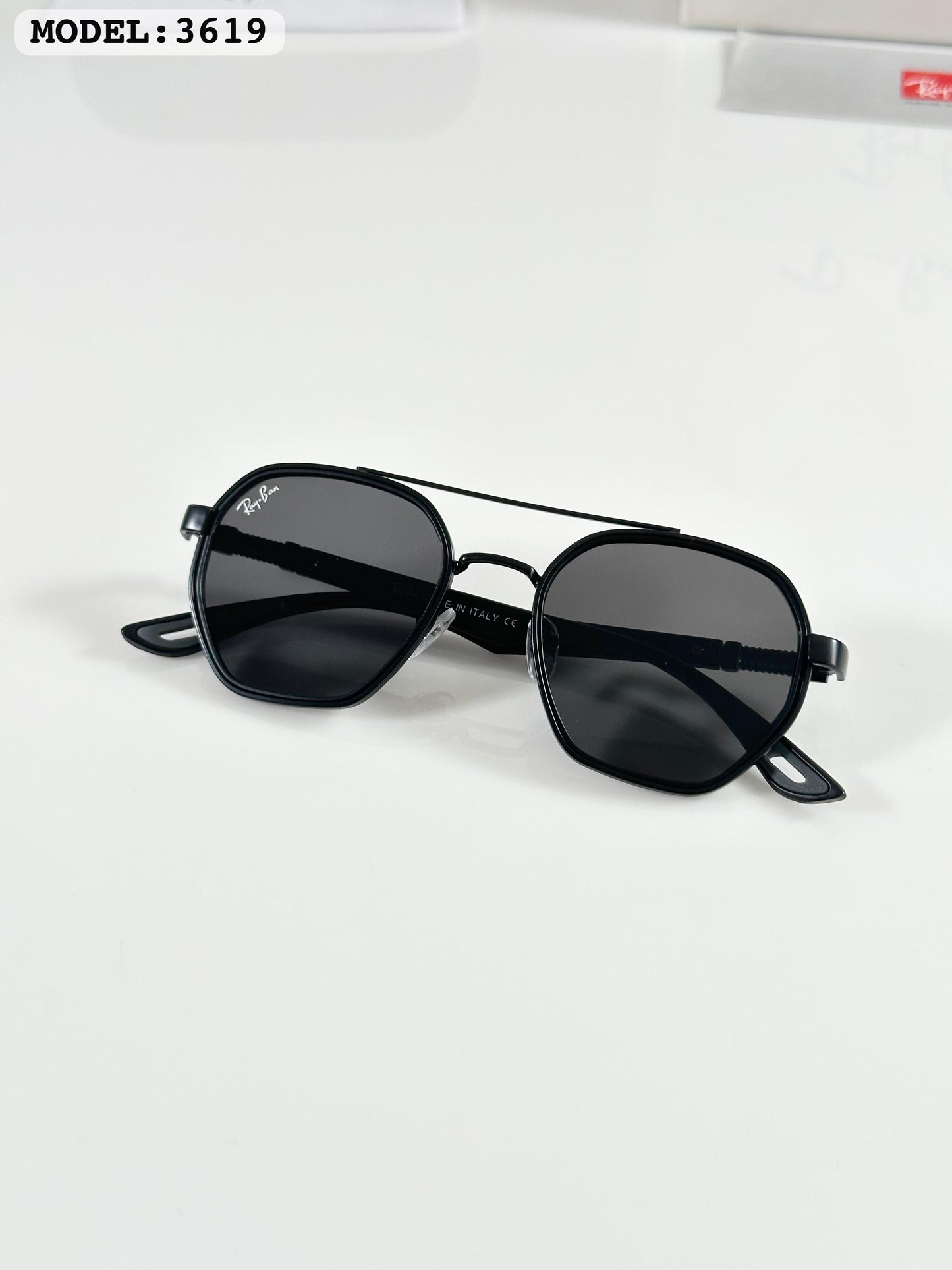 Ray-Ban Inspired Black Premium Sunglasses