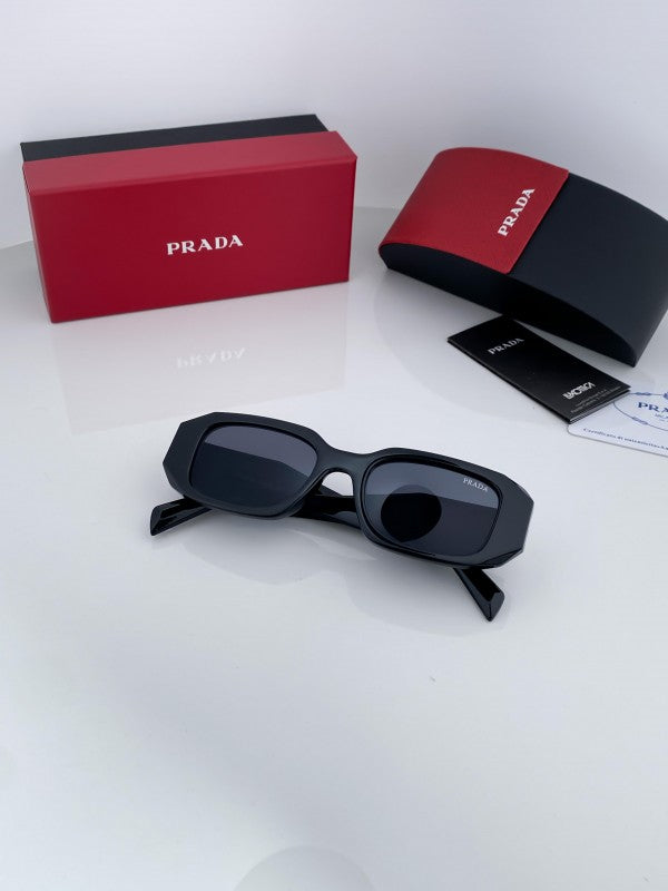 Prada Inspired Black Premium Sunglasses – Karan Aujla Style