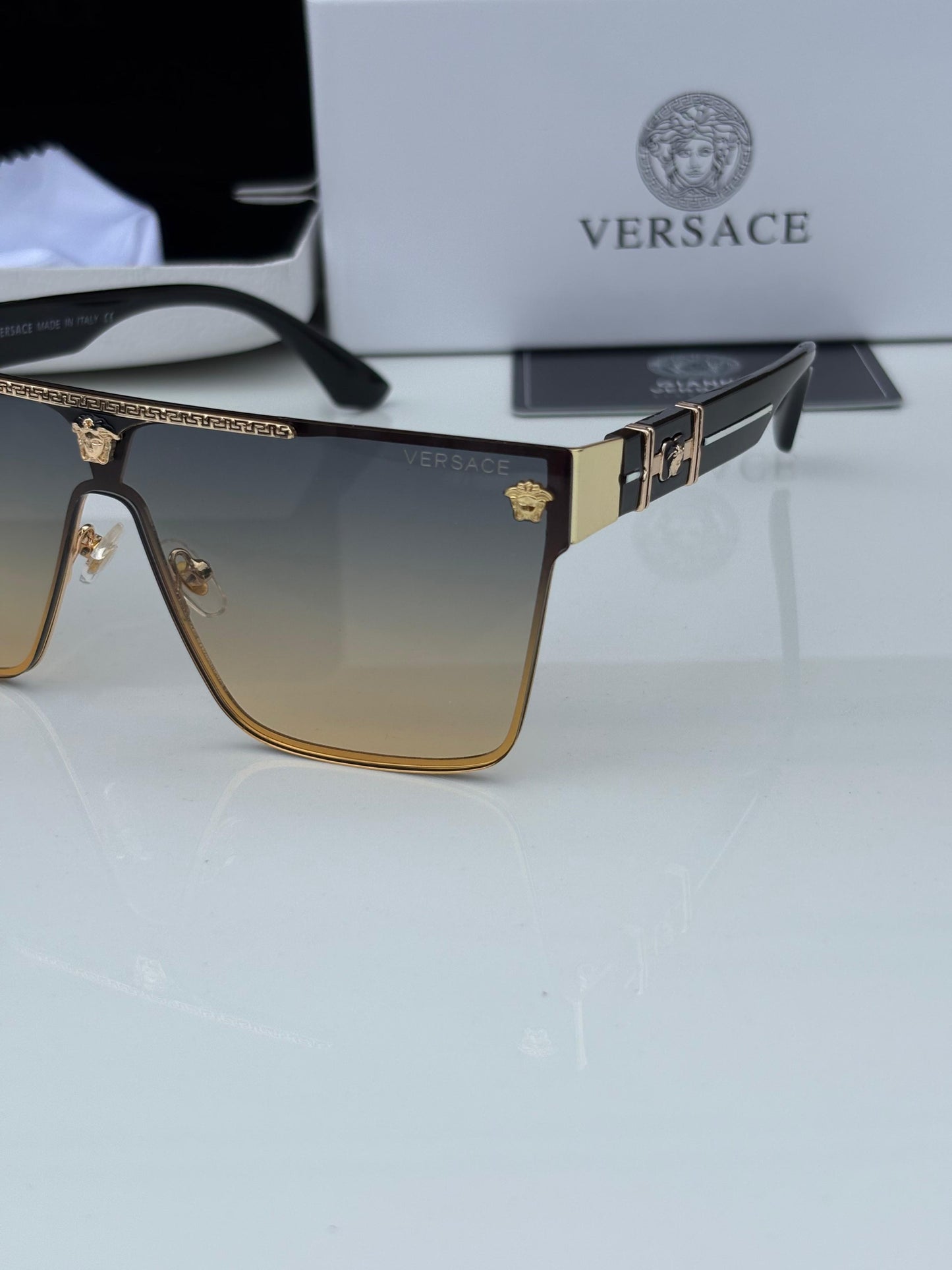 Versace Inspired Designer Sunglasses – Bold Frame Luxury UV400 Eyewear for Men & Women