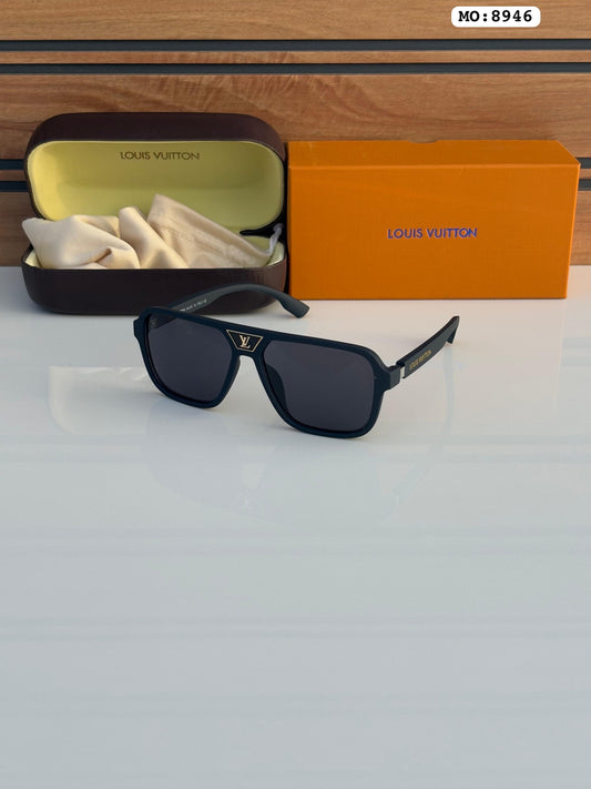 Louise Vuitton inspired black Sunglasses
