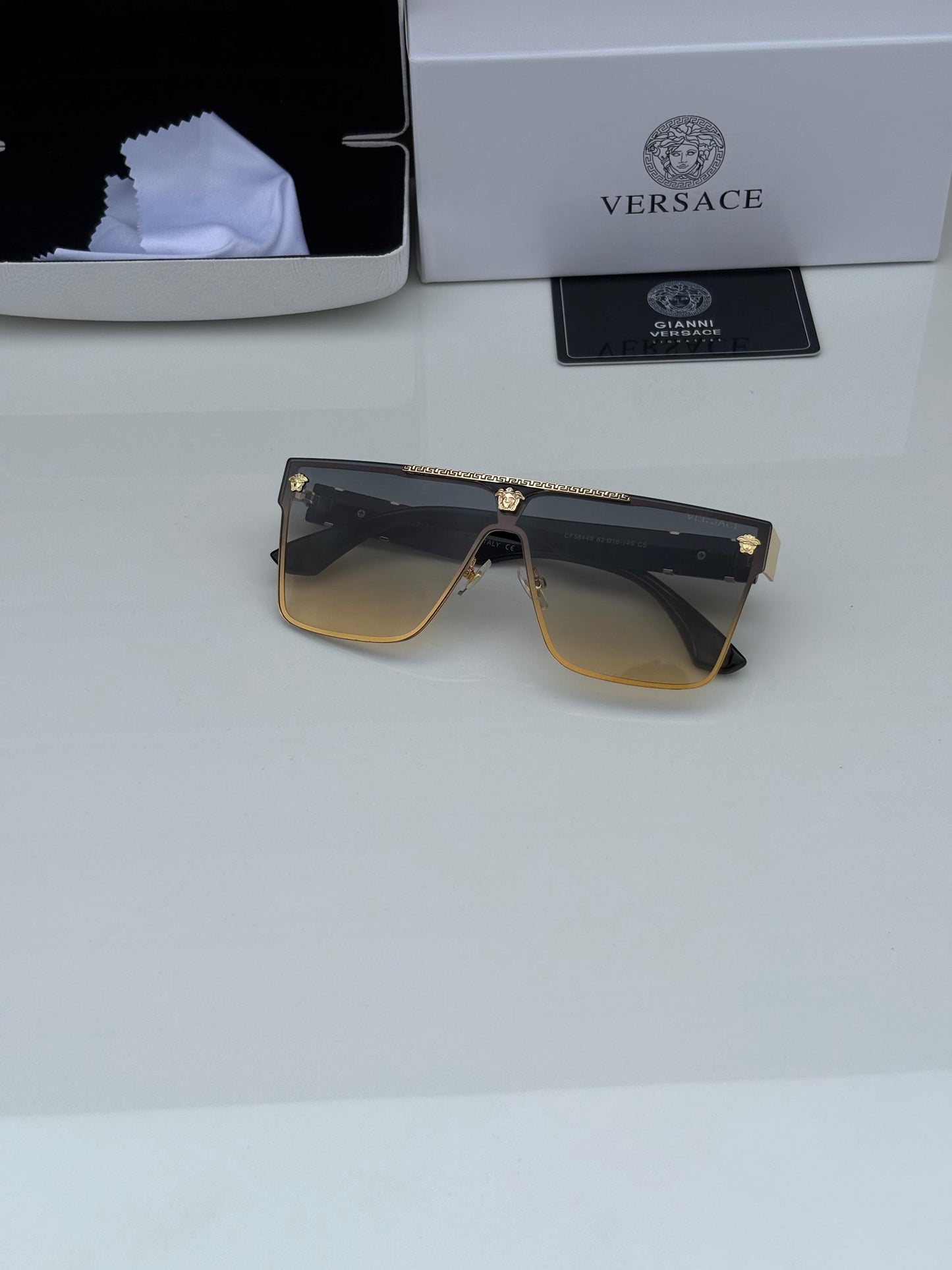 Versace Inspired Designer Sunglasses – Bold Frame Luxury UV400 Eyewear for Men & Women