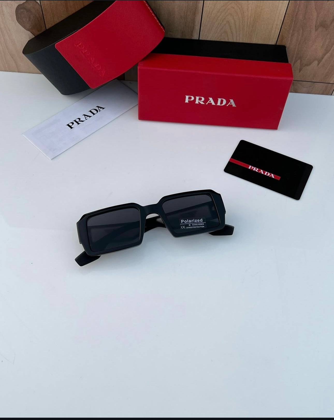 Prada Black Unisex Sunglasses – Timeless Luxury