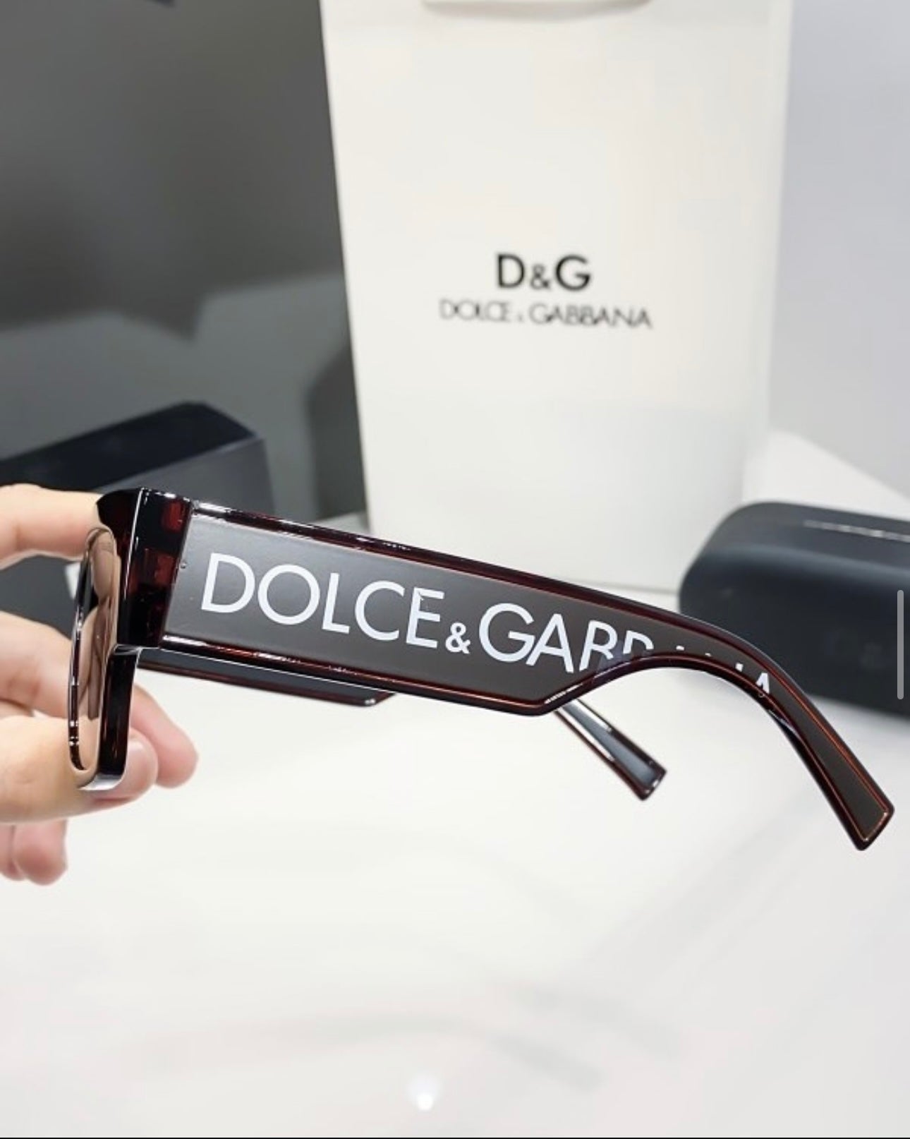 Dolce & Gabbana Brown Unisex Sunglasses – Timeless Elegance