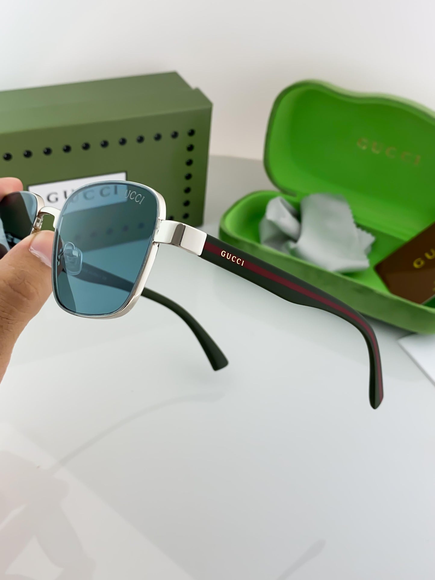 Gucci Inspired Green Premium Sunglasses