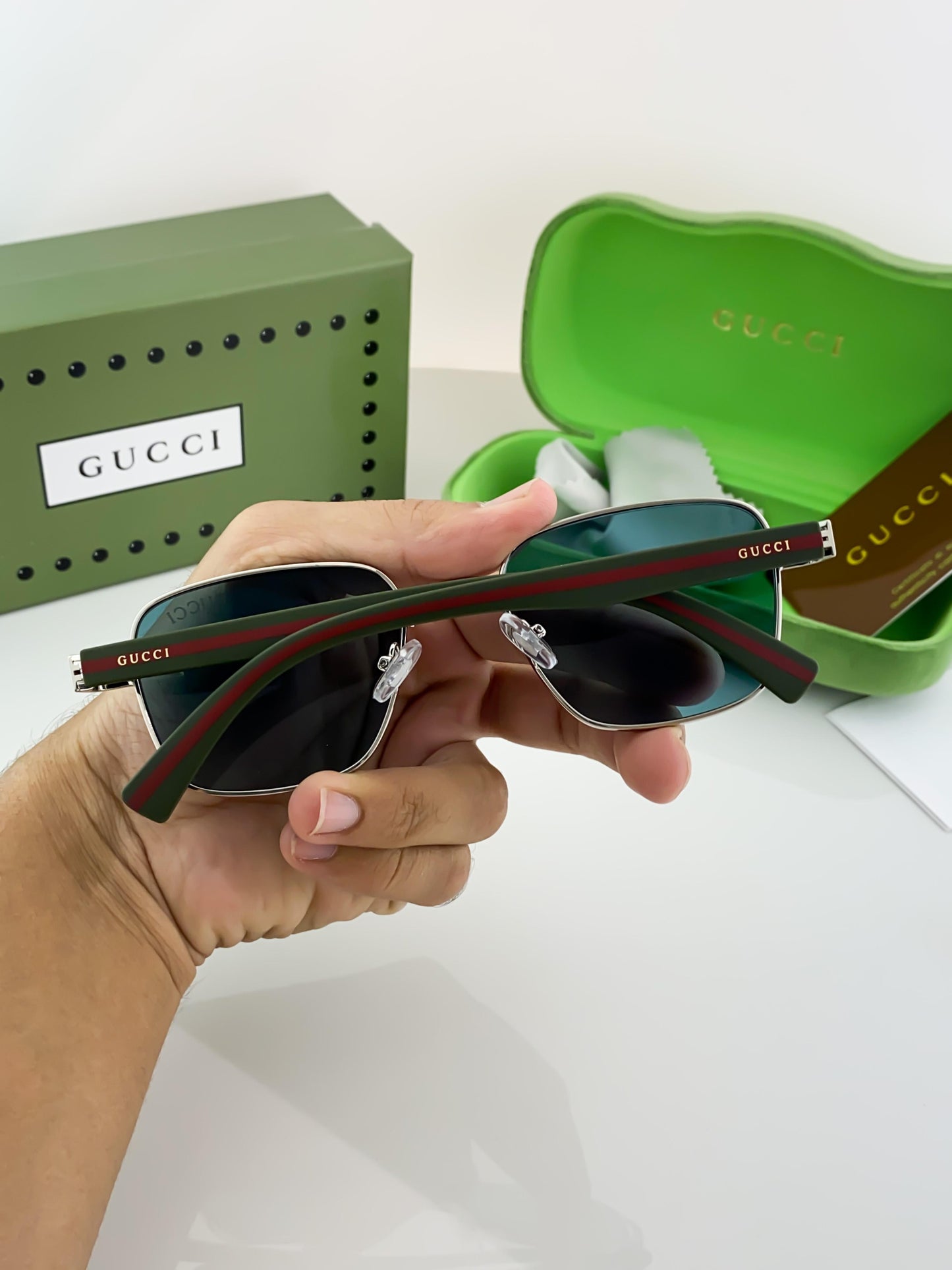 Gucci Inspired Green Premium Sunglasses