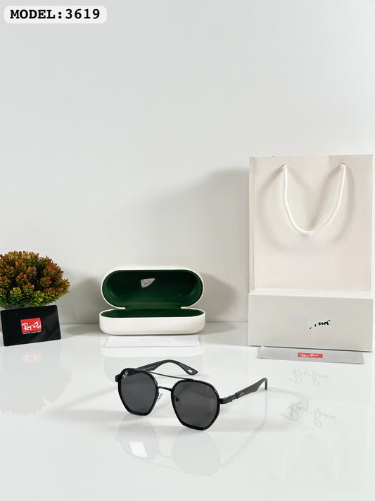 Ray-Ban Inspired Black Premium Sunglasses