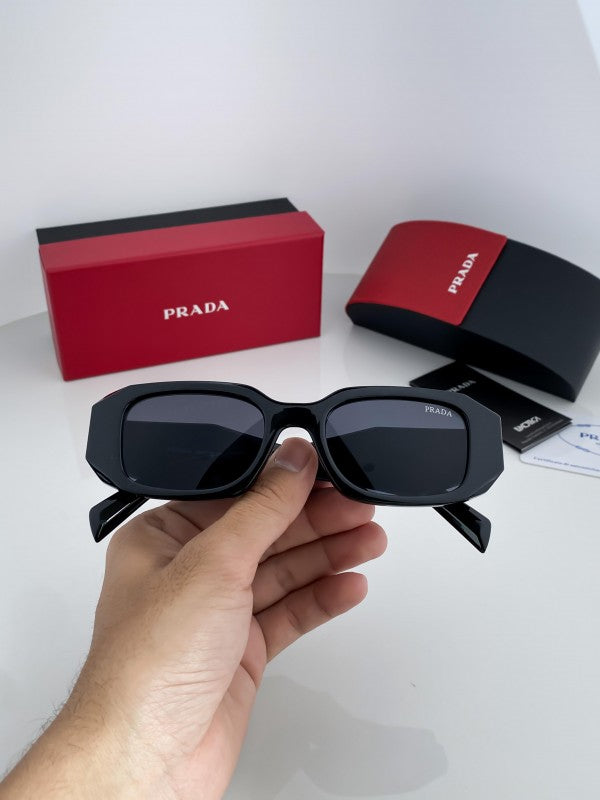 Prada Inspired Black Premium Sunglasses – Karan Aujla Style