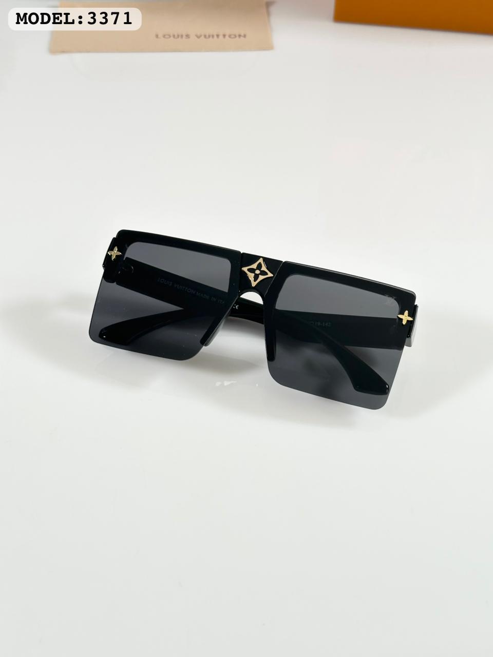 LV Inspired Rimless Sunglasses for Men & Women – Luxury UV400 Designer Eyewear