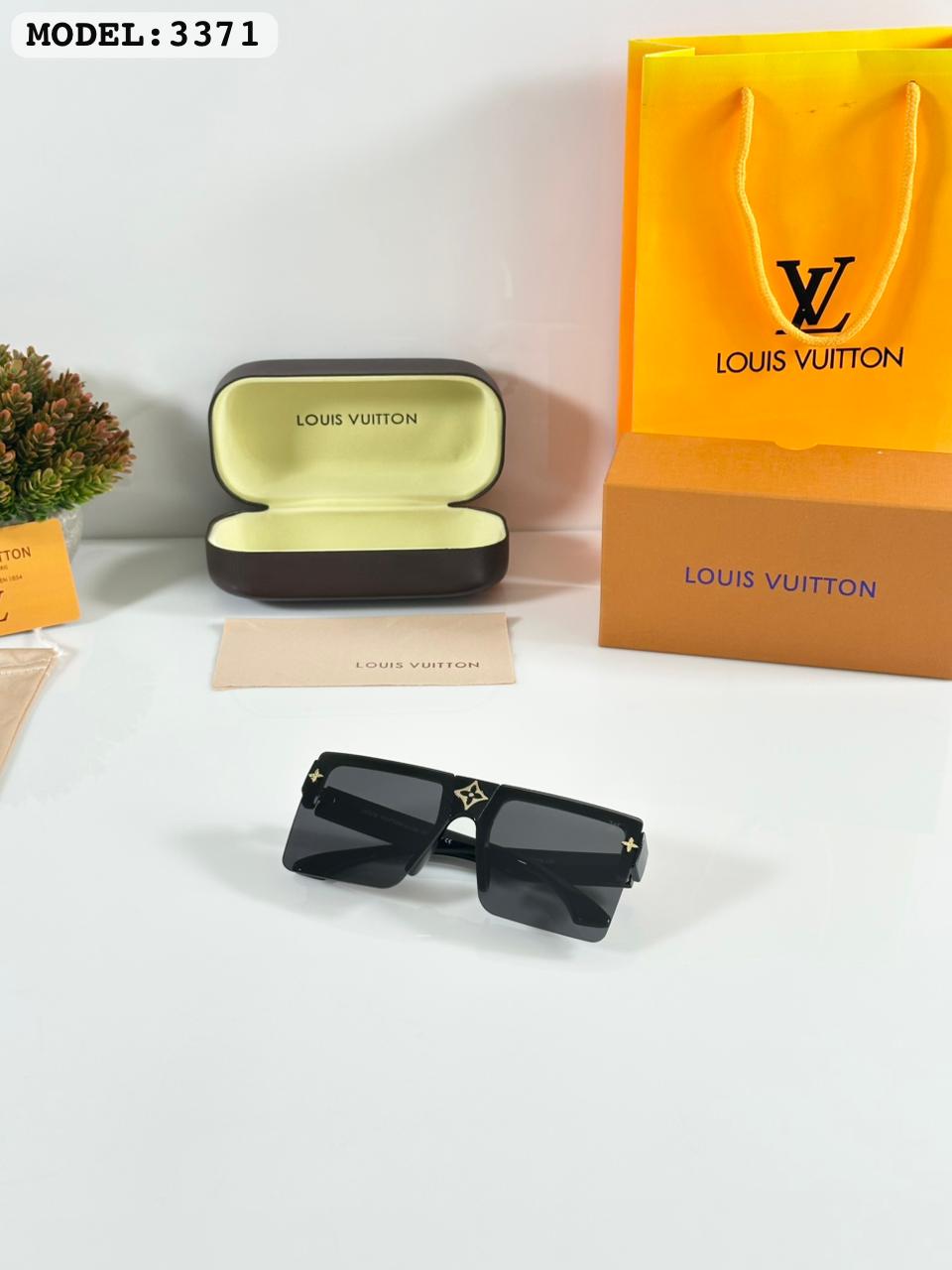 LV Inspired Rimless Sunglasses for Men & Women – Luxury UV400 Designer Eyewear
